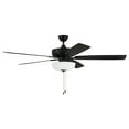 thumbnail image 5 of S111W5-60WWOK-Craftmade Lighting-Super Pro 111 Series - 60 Inch 5 Blade Ceiling Fan with Bowl Light Kit, 5 of 5