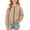 Khaki, variant on fatyb Fashion Hoodies for Boys Girls Full Zip up Sweatshirt Kids Comfortable Hooded Jacket with Pockets