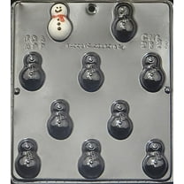 2121 Snowman Bite Size Chocolate Candy Mold