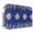 Dark Blue White, variant on Christmas Snowflakes Indoor Air Conditioner Cover, Double Insulated AC Covers for Inside, Winter Xmas Pine Leaf Navy Blue Waterproof Window Air Conditioner Covers with Elastic Straps 17"Lx13"Wx3.5"D