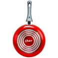 thumbnail image 2 of Oster Herscher 9.5 inch Aluminum Frying Pan in Red, 2 of 5