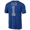 thumbnail image 3 of Men's Blue Toronto Maple Leafs Greatest Dad Tri-Blend T-Shirt, 3 of 3