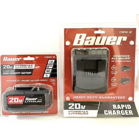 Bauer Rapid Charger 20V Hypermax / 3.0 Ah Lithium-Ion Battery