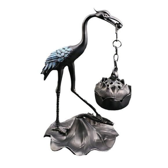 TIELUTT Incense Burner Old Hanging Hanging Furnace Ornaments Zen Aromatherapy Burner Agarwood Small Elegant Ornament Christmas Ornament Christmas Snowflake Ornament Postal Ornament and Ornament Set