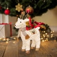 thumbnail image 6 of Simulation Christmas Reindeer, Stuffed Animal Cuddly Decorative Longhair Deer Doll Plush Elk for Office Decor Festivals Gifts Holidays , StyleD StyleE, 6 of 7