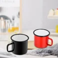 thumbnail image 5 of Enamel Coffee Mugs 350ML Creative  Cup Travel Tea  Milk Enamelware  Home Kitchen Drinkware Christmas Party Gifts (5,350ML), 5 of 7