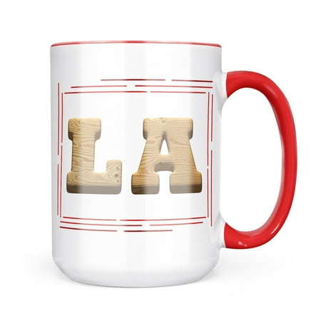 

Neonblond LA Light Wood Block Mug gift for Coffee Tea lovers