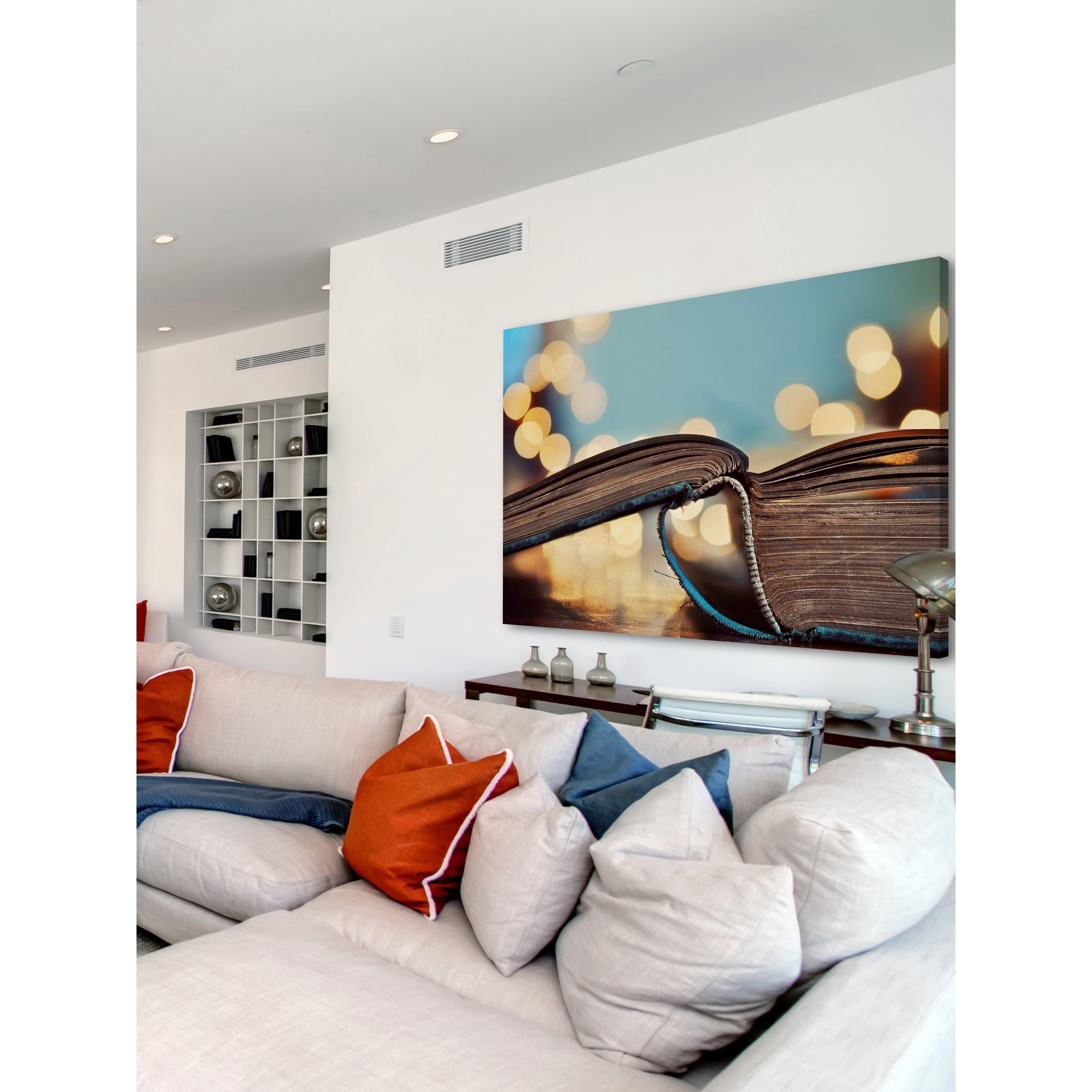Marmont Hill "Book Love" Painting Print on Wrapped Canvas