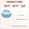 thumbnail image 2 of Uxcell Nylon Cords, Bracelet String Braided Nylon Thread for Jewelry Making Light Blue, 2 of 6