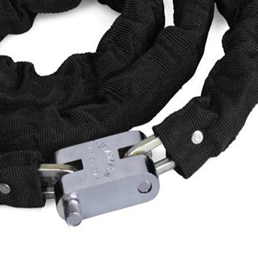Homemaxs 120cm Bike Lock Mountain Bike Lock Security Anti-Theft Chain Lock Heavy Duty Chain Padlock for Outdoor Cycling Motorcycle Security