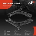 thumbnail image 4 of A-Premium 2 x Front Lower Control Arm Compatible with Volkswagen Passat 2012-2021, Beetle 2012-2019, 4 of 7