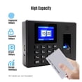 thumbnail image 2 of Attendance Machine Fingerprint/Password/ID With 2.4'' Display Screen Time Clock Support Employee Checking-in Recorder ,Accurate Calculations, 2 of 6