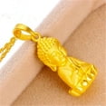 thumbnail image 4 of Collar con colgante de Buda yoga Shui Gold, colgantes Rulai Feng, 4 of 4