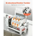 thumbnail image 3 of KFFKFF Meat Tumbler Marinator, 10L Vacuum Tumbler Marinating Machine with Automatic Bidirectional Rotation, Stainless Steel Vacuum Curing Machine for Chicken Steak Pork, Home & Commercial Use, 3 of 9