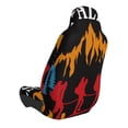 thumbnail image 2 of Honeii Not All Who Wander Are Lost Hiking Print Car Seat Cover,Car Interior Covers,Universal Fit Seat Protector, Compatible with Most Cars, SUVs, Trucks, and Vans, 2 of 5