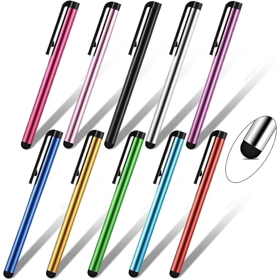 Stylus Pen, Stylus Pens for Touch Screens, 7.0 Rubber Tip Touch Pen, Tablet Stylus Pen Touch Screen Pen, Universal Capacitive Touch Screen Pens for Mobile Phones Electronic Tablet Devices,10Pcs