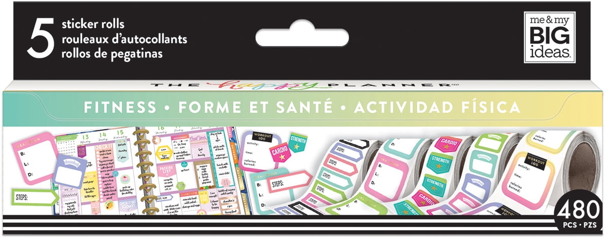 Happy Planner Sticker Roll-Fitness
