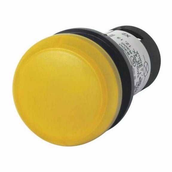 Eaton Pilot Light Operator, 22mm, Round, 22mm, LED M22-L-Y
