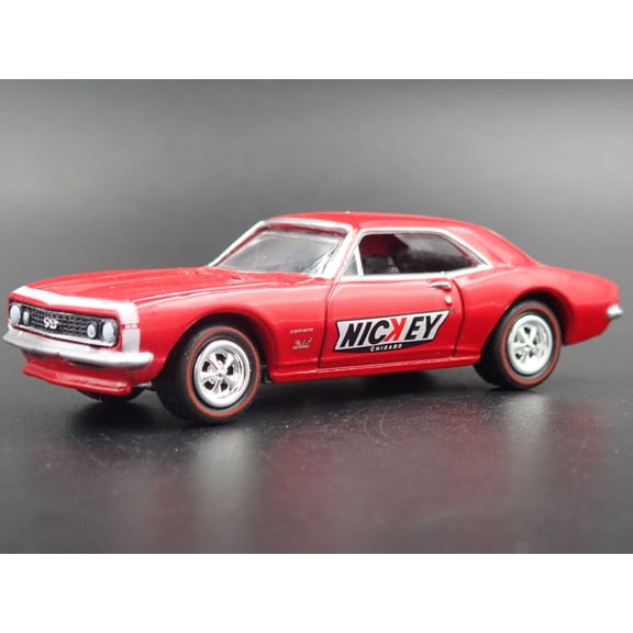 Open Box 1967 67 CHEVY CHEVROLET CAMARO RS NICKEY 1:64 SCALE DIORAMA DIECAST MODEL CAR