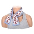 thumbnail image 3 of Unique Bargains Floral Satin Headband for Women 1 Pc Blue Red White, 3 of 6