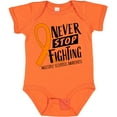 thumbnail image 3 of Inktastic Never Stop Fighting Multiple Sclerosis Awareness Boys or Girls Baby Bodysuit, 3 of 5