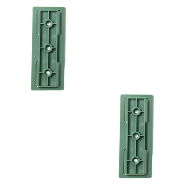 Naiovety Estante de almacenamiento, soporte de pared para colgar, instalación práctica, autoadhesivo, accesorios para el hogar, suministros Verde 2piezas
