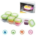 thumbnail image 5 of JOELY 6 Pcs/Set Baby Food Storage Container Milk Box Infant Food Supplement Lunch Appetizer Tableware, 5 of 6