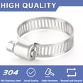 thumbnail image 6 of 65pcs Hose Clamps Kit,5 Sizes 1/4"-1-5/32"(6-29mm),Hose Clamps Stainless Steel,304 Stainless Steel Hose Clamp for Water Pipe Automotive and Mechanical Application, 6 of 6