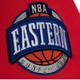 thumbnail image 4 of Men's Mitchell & Ness Red Atlanta Hawks Team Origins Fleece Pullover Hoodie, 4 of 5