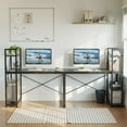 thumbnail image 4 of Bestier 47 inch Computer Desk with Shelves Home Office Desk Corner Desk, 4 of 9