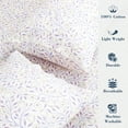 PixelForge 100% Cotton Full Size Sheets,4 Piece Pure Percale Bed Sheets ...