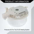 thumbnail image 5 of Unique Bargains No.8710350100 HVAC Heater Blower Motor Assembly for Lexus LS460 LS600h Inner Durable Metal Plastic White, 5 of 6