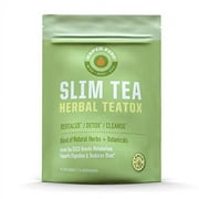 Rapid Fire SlimTea Herbal Teatox, Blend of Natural Herbs and Botanicals for Weight Loss, 14 Count, 6 Pack