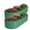 Green, variant on 2PCS Galvanized Steel Oval Garden Bed, Tool-Free Assembly, Open-Bottom Planter Box with Deep Root Space for Vegetables, Flowers & Herbs