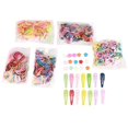 thumbnail image 2 of 240/ 780PCS Girls Hair Accessories Set Colorful Elastic Hair Band Metal Buckle Hairpin Hair Accessories, 2 of 4