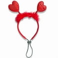 thumbnail image 2 of Minjewel Valentine's Day Sequin Heart Headband for Women, Sparkly Party Hair Accessory, Festive Holiday Celebration & Special Occasion Headwear,A, 2 of 3