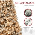 thumbnail image 4 of HOMCOM 9 ft Prelit Flocked Artificial Christmas Tree w/ 750 Clear Lights, 4 of 9