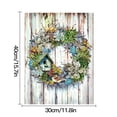 thumbnail image 2 of 5D Painting Full Drills Flower Plants Canvas Resin Rhinestone Embroidery Stitch Home Decor yu033 by, 2 of 9
