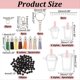 thumbnail image 2 of 176 Piezas Kit para Hacer Llaveros con Mini Tazas, Que Incluyen Dijes de Mini Tazas en , Colgantes de Té de , Colgante con Borlas de Negras, 2 of 5