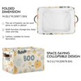 thumbnail image 2 of Yayeee 2 Pack Canvas Storage Basket with Handles for Shelves Fabric Bins Closet Organizer, Halloween Cute Pumpkins, 2 of 8