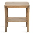 thumbnail image 3 of Kate and Laurel Talcott Mid-Century Rectangle Wood Side Table, 22 x 14 x 26, Natural Wood, Decorative Transitional Two Tier End Table for Use as a Bedroom Nightstand or Living Room Accent, 3 of 7