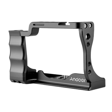 Image of Andoer Cage Aluminum Alloy with Cold Shoe Mount Compatible with M50/ M50 II DSLR