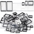 thumbnail image 1 of Kit de ladrillos de construcción Feleph, ventanas transparentes y transparentes, 130 unidades, 1 of 6