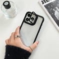 thumbnail image 4 of for iPhone 15 Plus Clear Phone Case, Phone Case with Built-in Acrylic Camera Stash Stand Shockproof & Scratch-Resistant Back Cover Kickstand for iPhone 15 Plus, Blue, 4 of 7