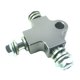 thumbnail image 2 of Manguera de aceite de freno, conector de 3 vías, soporte de tubo de montaje de línea de freno extendida, tornillo incluido para motocicleta ATV y Titanio, 2 of 8