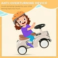 thumbnail image 4 of Aosom Kids Ride on Sliding Car with Under Seat Storage Horn Steering Wheel, 4 of 10