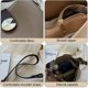 thumbnail image 3 of Pu New Fashion Explosions High Sense Ladies Bucket Bag Joker Hombro Bandolera,Negro, 3 of 5