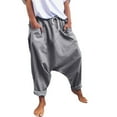 thumbnail image 2 of Gray Sweatpants Women The Fashion Women's Casual Pockets Solid Cotton-Blend Vintage Pants Fashion Clothing, 2 of 6