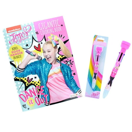 jojo siwa girls coloring gift set book and stamper top pen