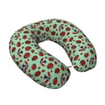thumbnail image 2 of Xecao Ladybugs 3 Print Memory Foam Cervical Neck Pillow Versatile U-Shaped Pillows for Home,Office,Camping,Travelling,Soft Washable Cover, 2 of 8